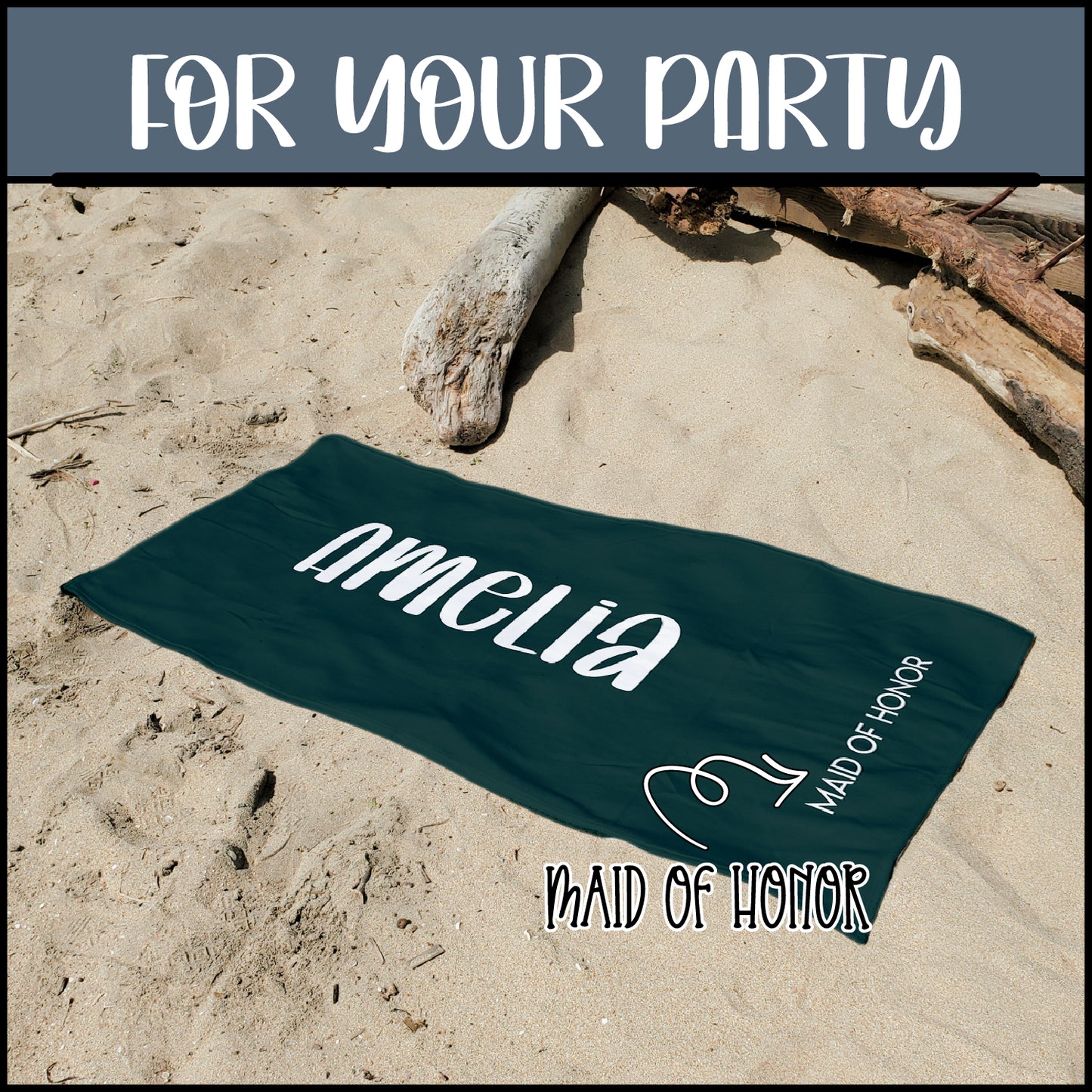 Bride & Bridesmaids Beach Towels